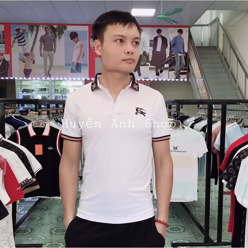 Áo Phông Nam Có Cổ/ Áo Polo Nam Mới Fullsize 5 Màu Đen/Trắng/Vàng/Xanh/Hồng