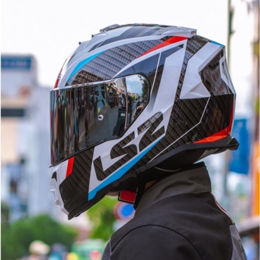 Mũ bảo hiểm Fullface LS2 FF800 Storm 2 kính - BIKER 176 - Mũ bảo hiểm Vũng Tàu