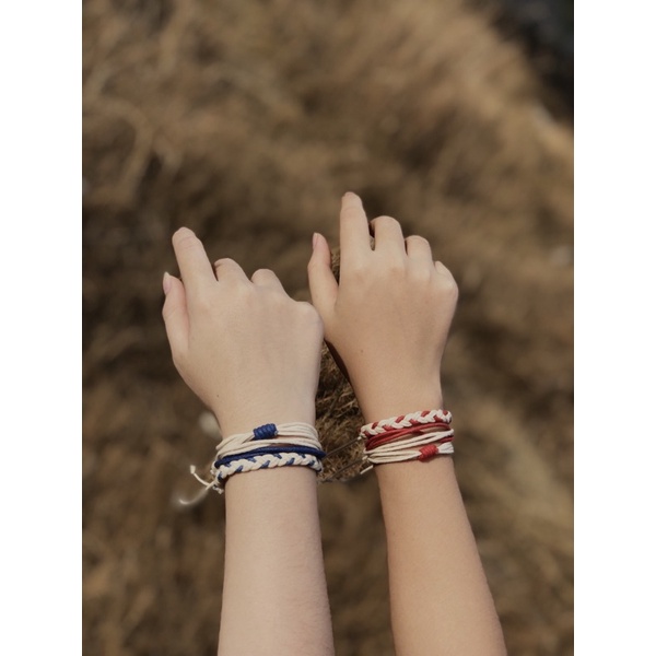 Vòng tay UNISEX Five Line May mắn | Retro Vinatge Boho Style | Handmade 100% Miễn phí ship sửa đổi trả & Order riêng.