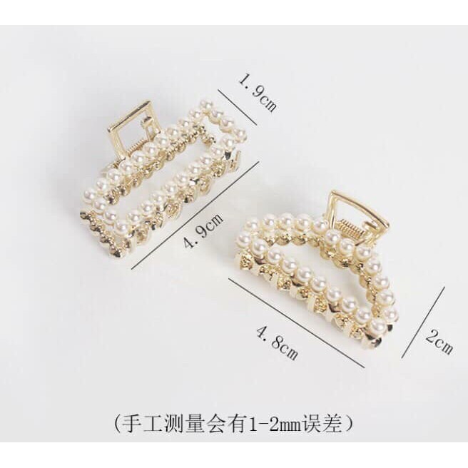 Sét 3 KẸP TÓC ĐÍNH ĐÁ 3 MẪU HÀN QUỐC CỰC ĐẸP
