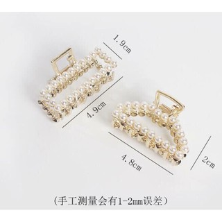 Sét 3 kẹp tóc đính đá 3 mẫu kiểu dáng hàn quốc