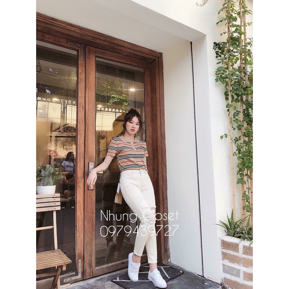 Áo Len Kẻ Bbr Siêu Hot_Xưởng May Quang Anh