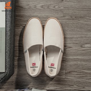 Giày Lười Nam Nanu  SL 08  Đế cói Basic