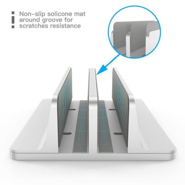 [Mã SKAMSALE03 giảm 10% đơn 200k] Đế dựng đứng Laptop Stand nhôm - Chân đế kẹp giữ Macbook laptop ipad Surface