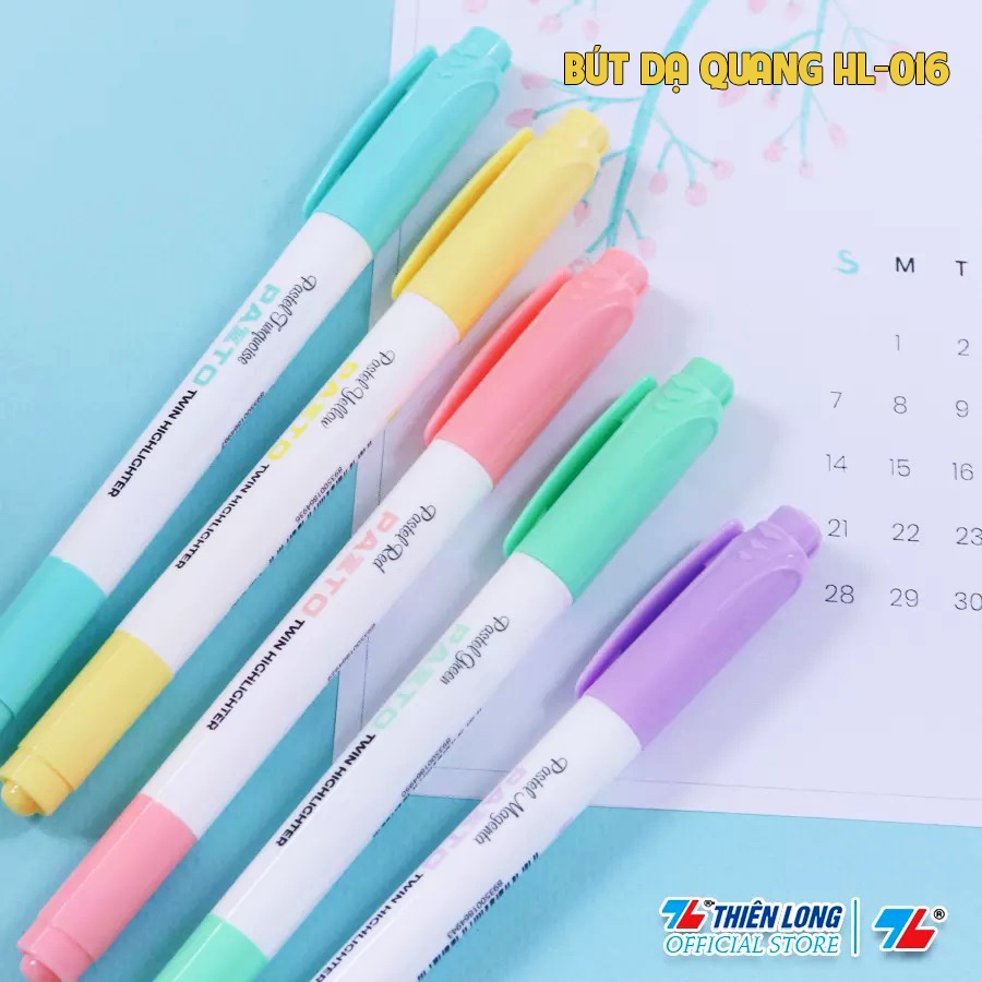 Bút dạ quang màu Pastel Thiên Long Pazto HL-016