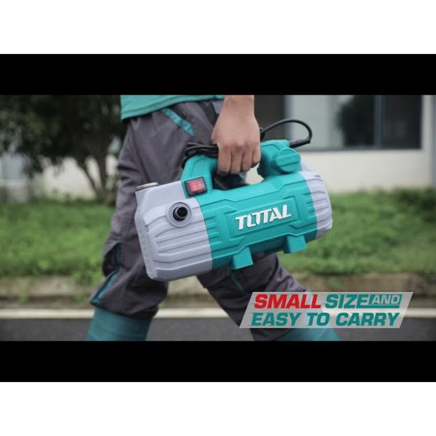 MÁY XỊT RỬA XE ÁP LỰC CAO TOTAL 1500W ( MOTOR TỪ ) TGT11236 - VỆ SINH CAO ÁP XE MÁY Ô TÔ NHÀ CỬA