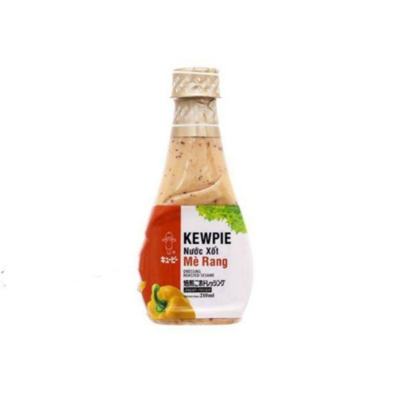 Nước Sốt Mè Rang KEWPIE Trộn Salad Giảm Cân Deto 210ml/1lít