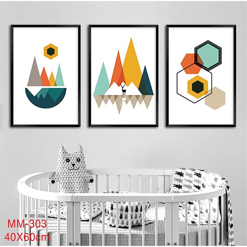 CANVAS KIM TUYẾN CAO CẤP - TRANH BỘ 3 TREO TƯỜNG CỠ ĐẠI - GIÁ RẺ KÈM KHUNG - TRANH TRỪU TƯỢNG- MELYHOME- TB30910FGC7