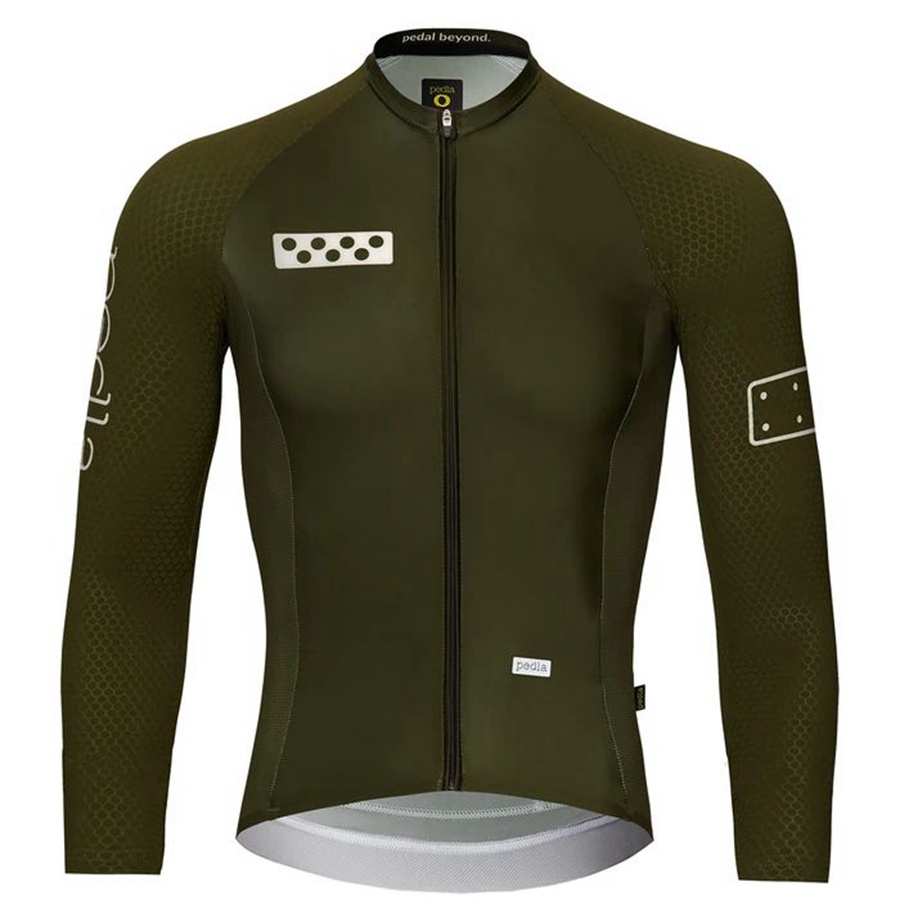 Áo Đạp Xe Dài Tay Thoáng Khí Mau Khô Cho Nam