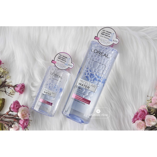 NƯỚC TẨY TRANG L'OREAL HỒNG 400ML