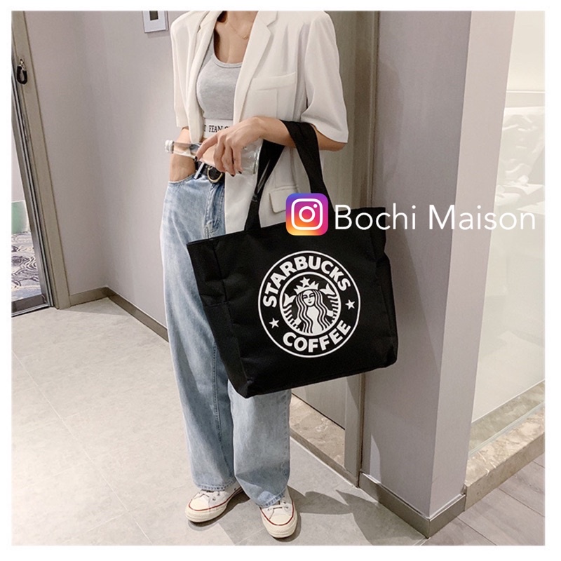 [Mã SKAMLTSW11 giảm 10% đơn 99K] TÚI VẢI-TÚI XÁCH-TÚI TOTE-TÚI ĐỰNG BÌNH NƯỚC STARBUCKS [HANDMADE]