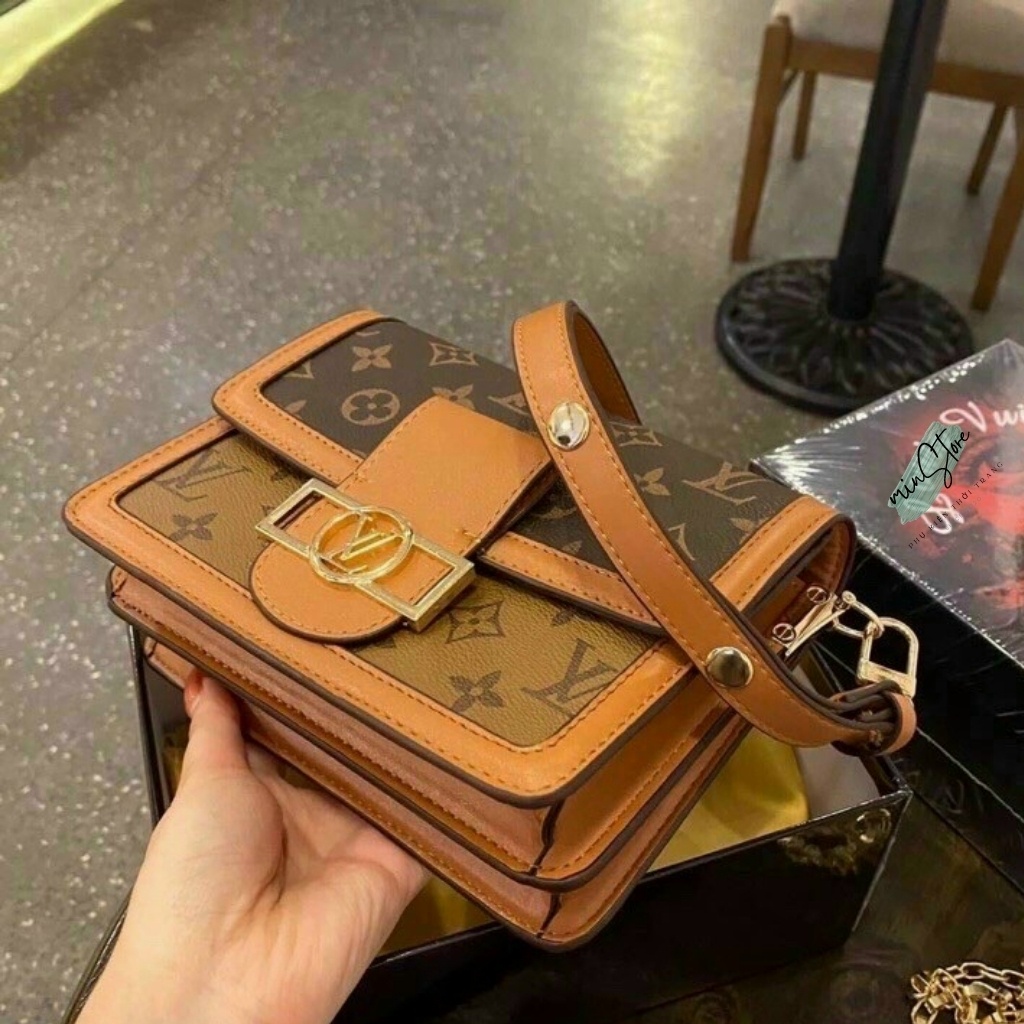 Túi xách nữ mã L03, đeo chéo, quai xách, túi hộp vuông, chất liệu da cao cấp, hàng quảng châu siêu đẹp