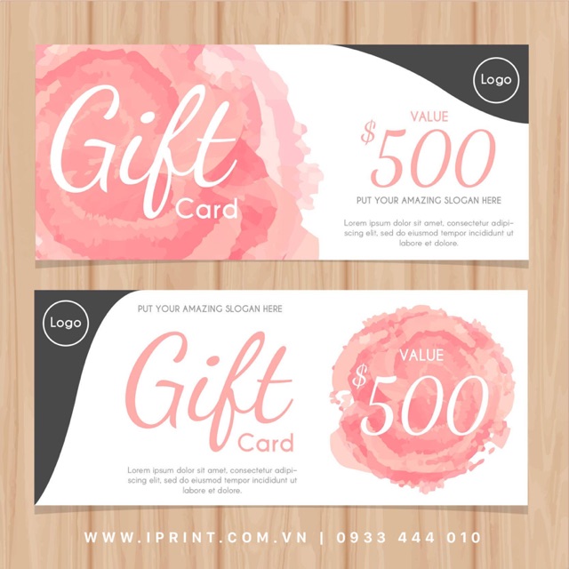 Thiết kế gift voucher