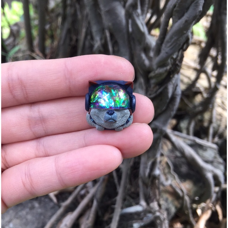 Keycap Sirius clone tông xanh ghi
