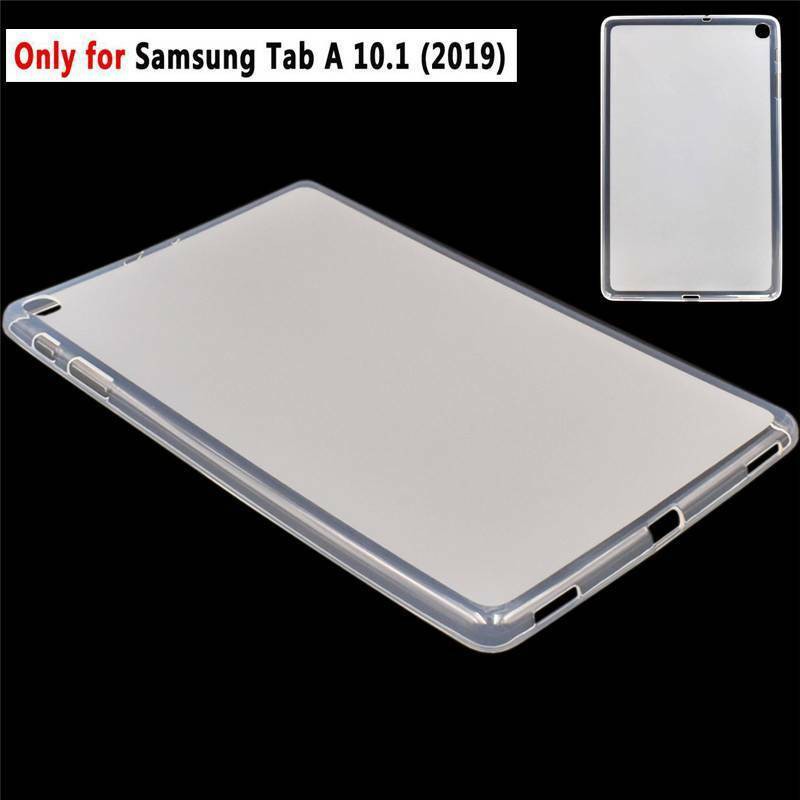 Ốp máy tính bảng TPU trong suốt chống sốc thời trang cho Samsung Galaxy Tab A 1100 2019 T510 T515