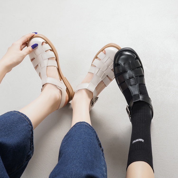 Xăng đan Đế Dày Mềm Mại Thoải Mái Thời Trang Mùa Hè Cho Nữ