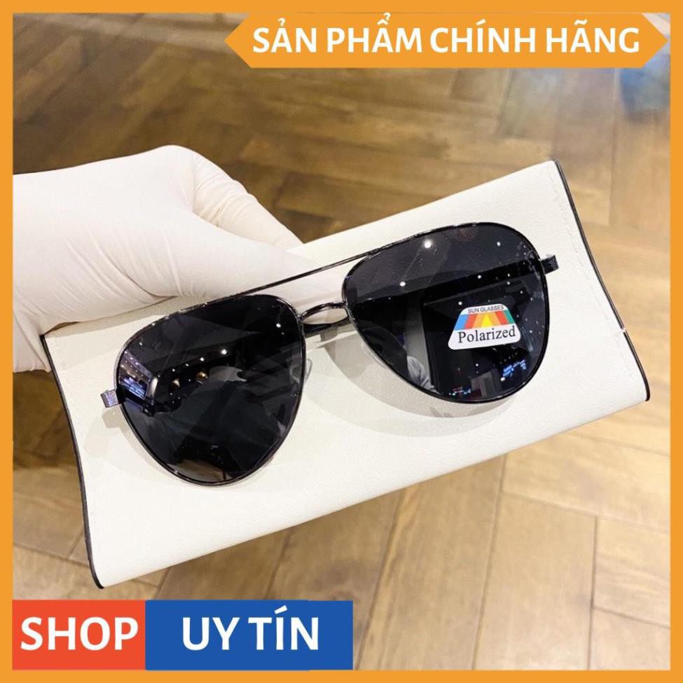 Kính mát nam thời trang cao cấp tròng phim make chống chói, chống tia UV - Mắt kính nam đi nắng gọng kim loại độc đáo | BigBuy360 - bigbuy360.vn