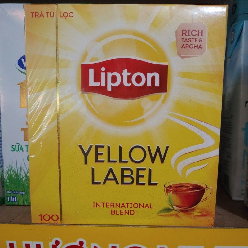 Trà túi lọc lipton hộp 100 gói