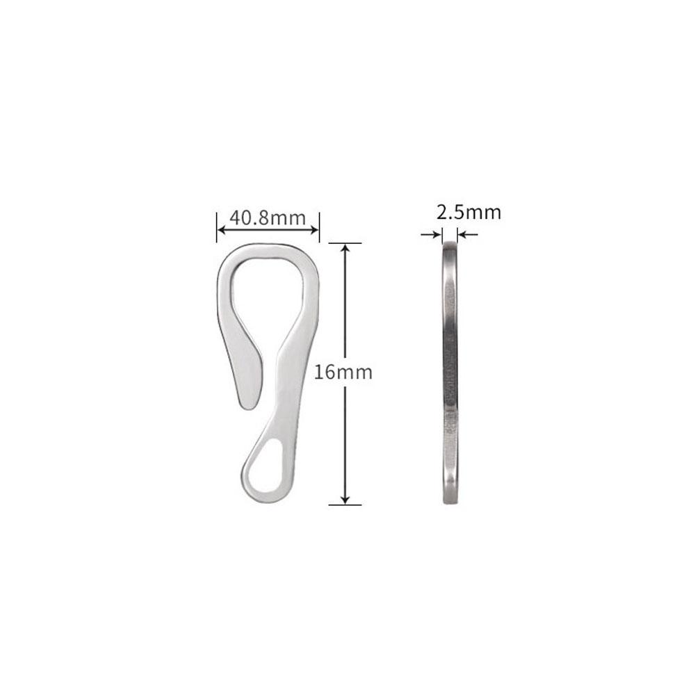 Móc Khóa Sinh Tồn Mini Bằng Thép Không Gỉ Tiện Dụng