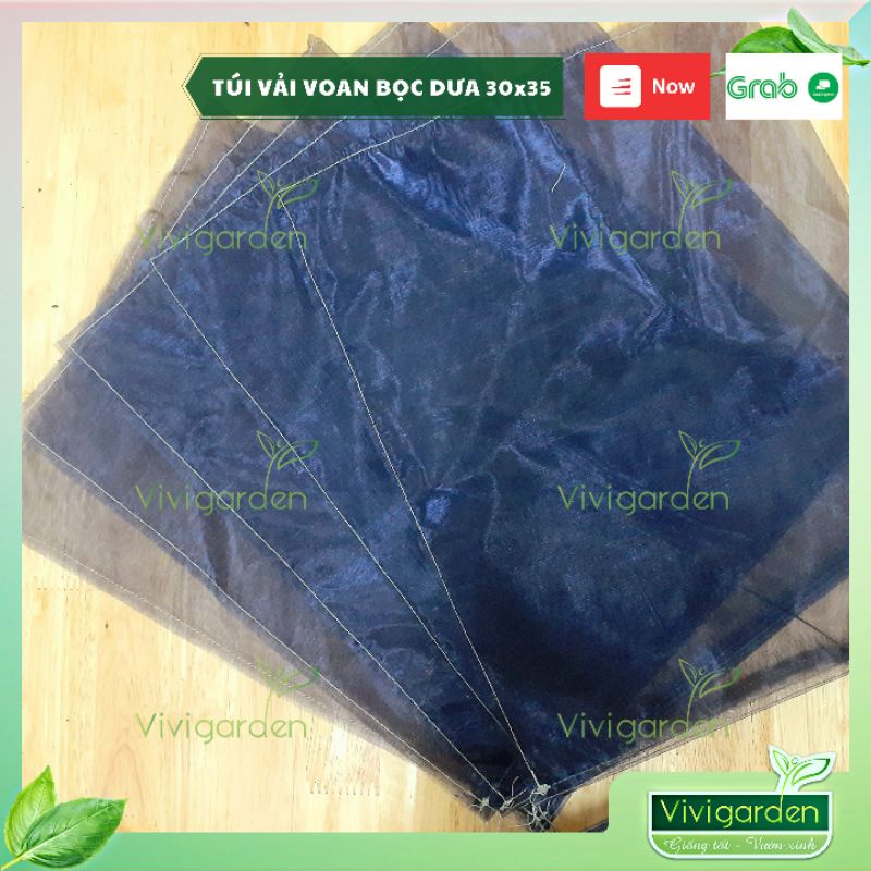 Combo 10 túi voan (màu ngẫu nhiên) size 30x35cm bọc trái cây, bọc dưa lưới, dưa lê, bưởi các loại dày dai chắc