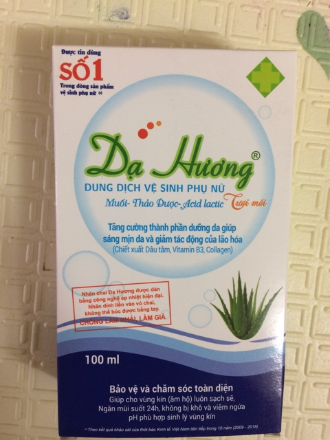 Dung dịch vệ sinh Dạ Hương Xanh/Tím 100ml