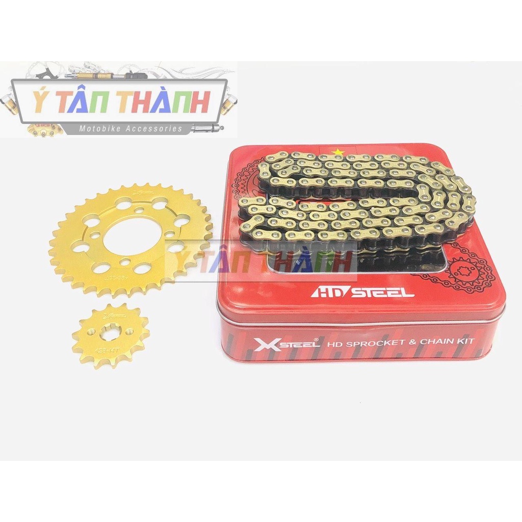 nhông sên đĩa X1R cho drem,wave nhỏ MS 86