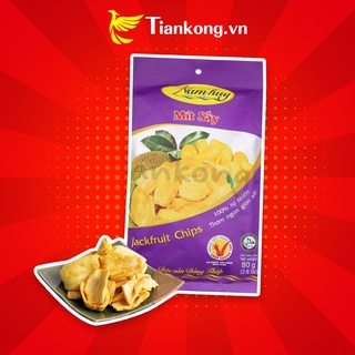 Mít sấy khô Nam Huy giòn rụm thơm ngon, trái cây hoa quả sấy đồ ăn vặt tết - TIANKONG