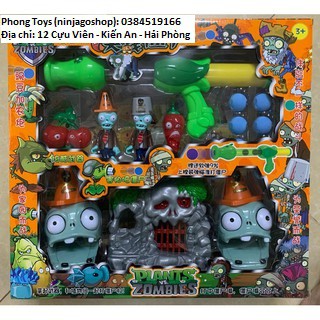 Đồ Chơi Game Hot Plants vs Zombie hoa quả nổi giận bắn zombies