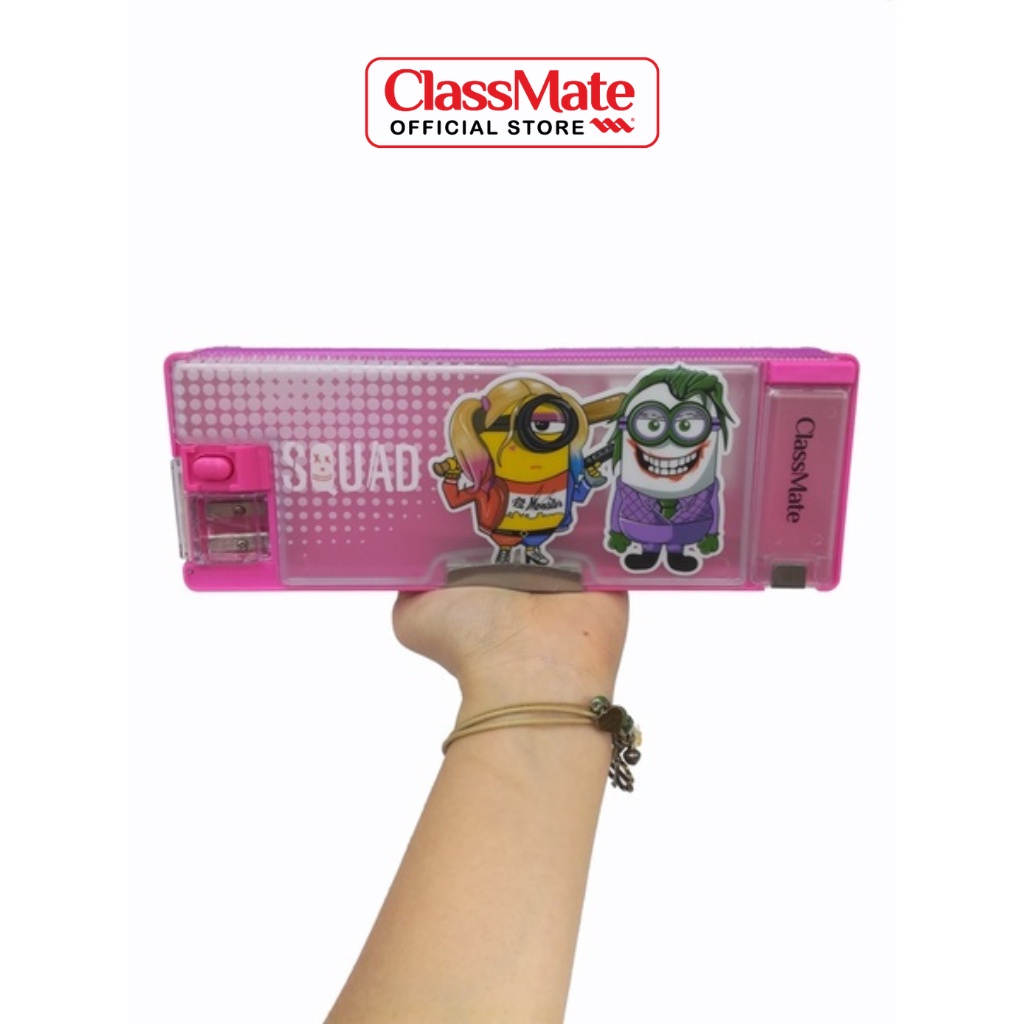 Hộp Bút Nam Châm Minion CLASSMATE Chất Liệu Nhựa Cao Cấp, Màu Sắc Tươi Sáng CL-20803