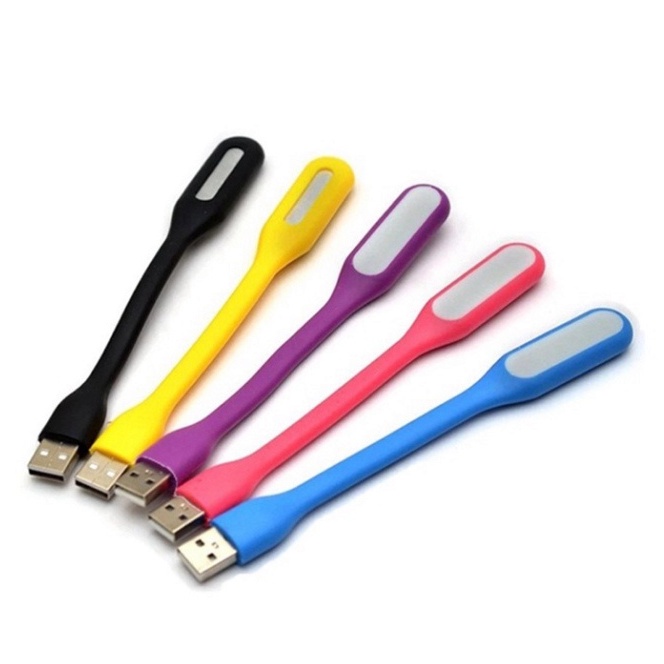 Đèn Led Mini USB siêu sáng, vỏ nhựa dẻo - cắm cổng USB sạc dự phòng