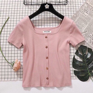 Áo len nữ ( len tăm cộc hàng cúc )
