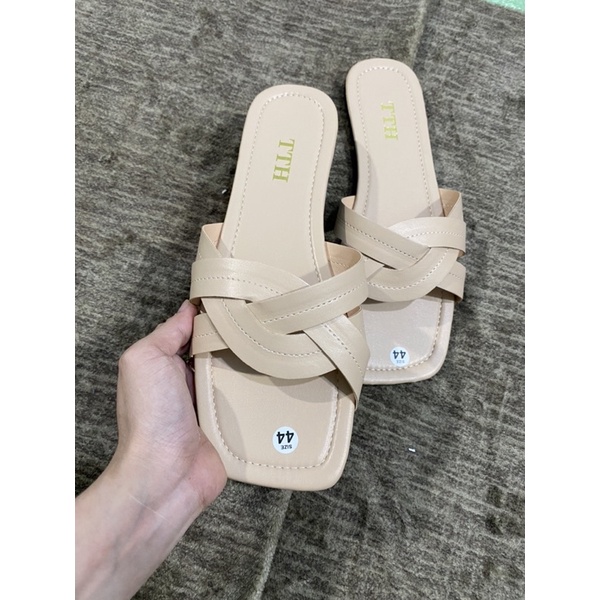 Dép chéo xinh big size 40-45 (kèm ảnh thật )