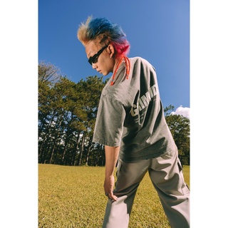 Grimm DC Áo Signature Destroyed collection | CCO PTD. tee // Grey