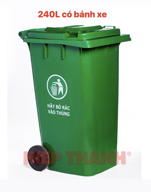 Thùng Rác Công Cộng Hiệp Thành 60L/90L/120L/150L/240L