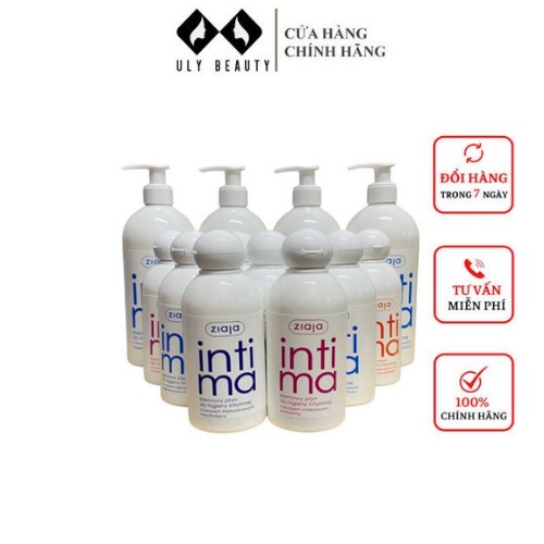 Dung dịch vệ sinh phụ nữ Intima 200ml - 500ml  Freeship  vệ sinh vùng kín ngăn ngừa nhiễm khuẩn, khí hư