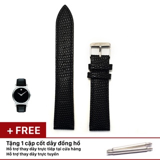 Dây đồng hồ da chống nước cao cấp LP-005 10mm, 12mm, 14mm, 18mm, 20mm, 22mm