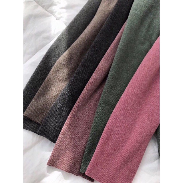 Áo Giữ Nhiệt Cổ 3 Phân Xuất Nhật (Túi Zip)