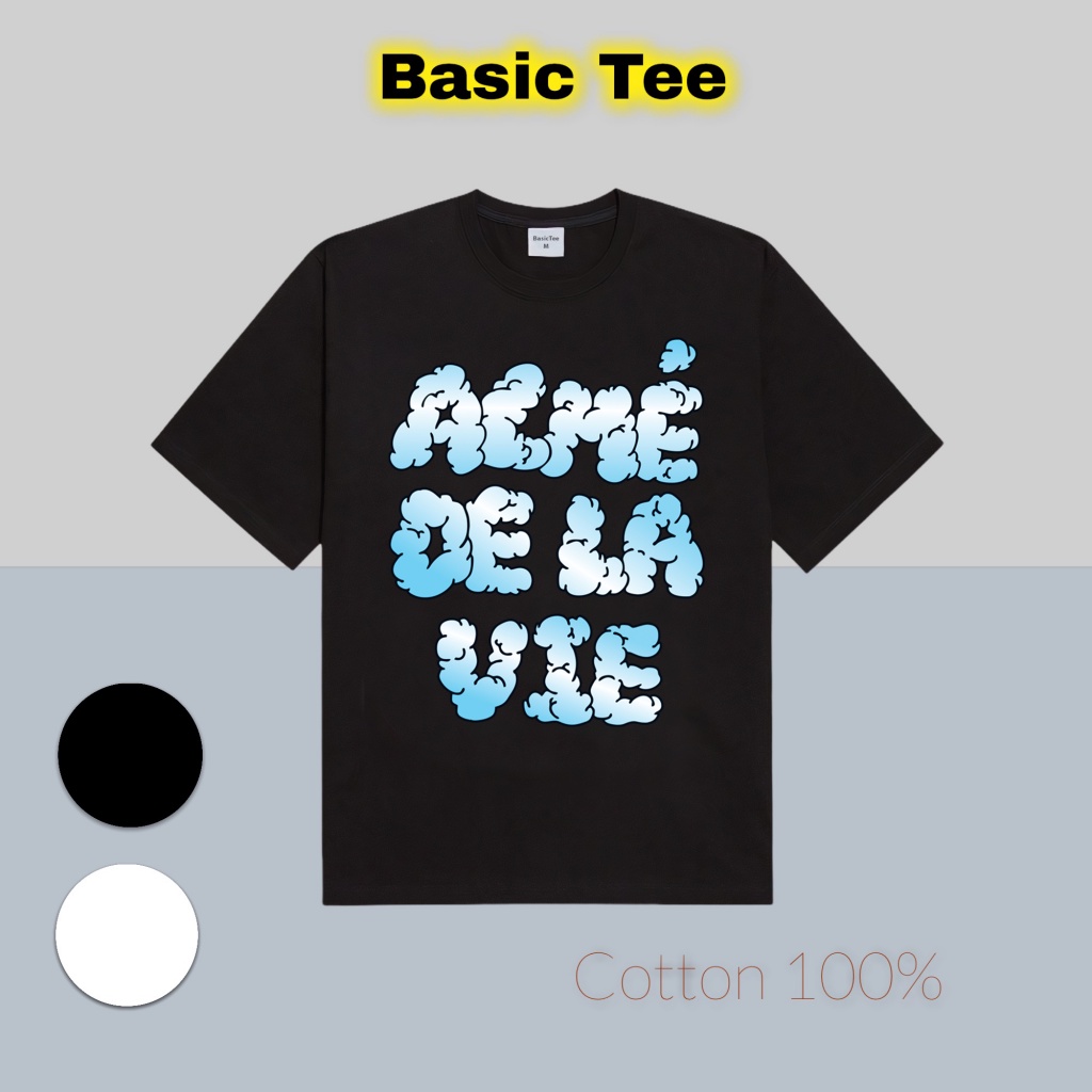 [XẢ KHO] Áo thun unisex ADLV đám mây, Áo phông oversize form rộng chất cá tính | BigBuy360 - bigbuy360.vn