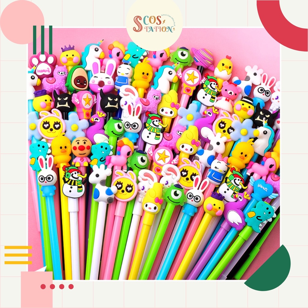 Bút nước animals icon CUTE - Bút bi xinh hình hình pet, Bút hình thú cưng