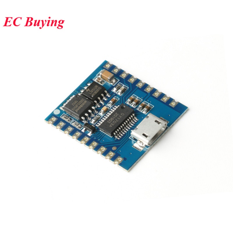 Voice Playback Module DY-SV17F MP3 Voice Module WAV Decoding 32Bit IO Trigger UART Control Storage Audio USB Download Flash