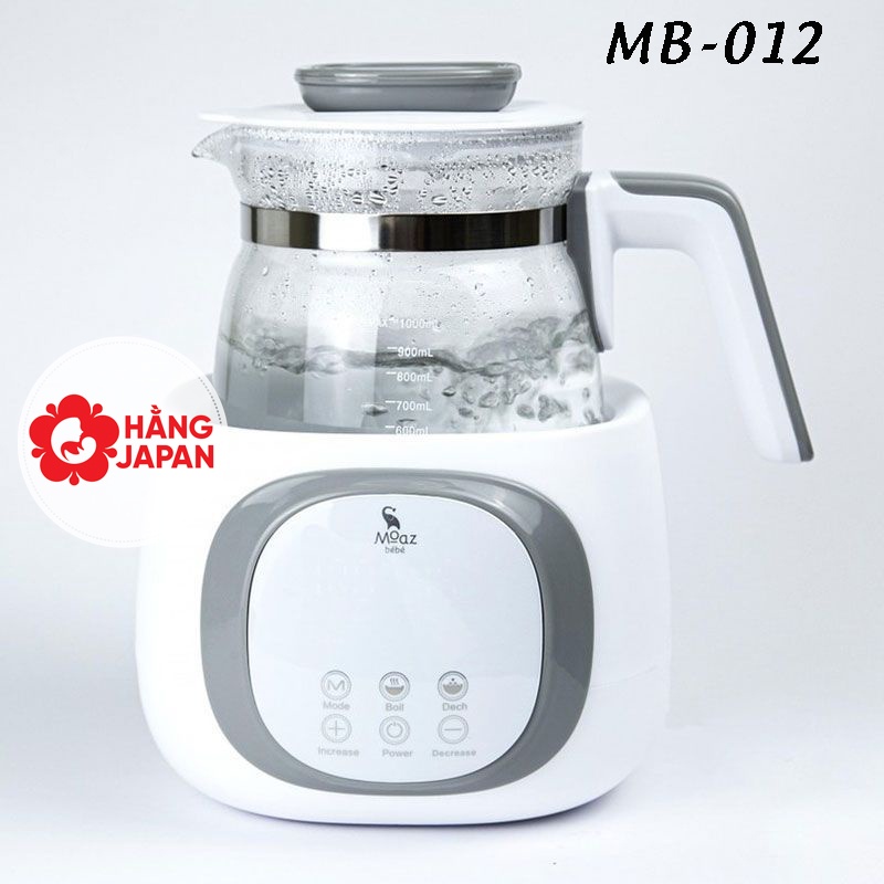 Bình đun nước đa năng Moaz Bebe MB002/ MB012 ấm đun nước pha sữa cho bé, nhỏ gọn tiện lợi