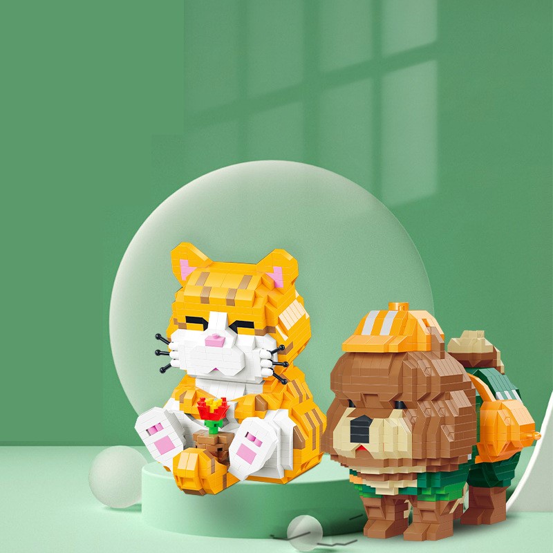 Cá Chép - Bộ Đồ Chơi Lắp Ráp Lego Chó Mèo Dễ Thương