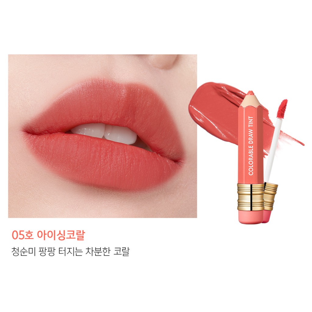 Son Bút Chì It's Skin 05 Icing Coral 3.3g Colorable Draw Tint