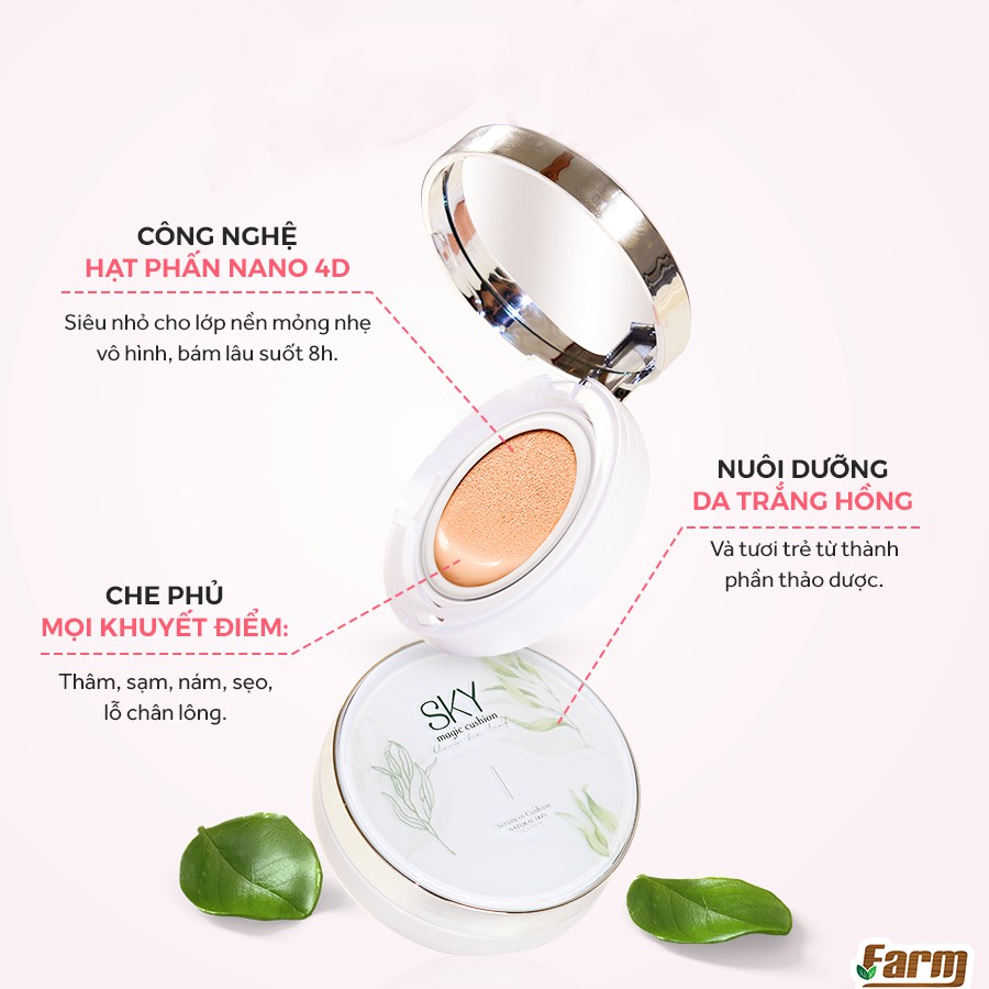 Phấn Hơi Sương Sky Phiên Bản Serum Trà Đen 15g | BigBuy360 - bigbuy360.vn