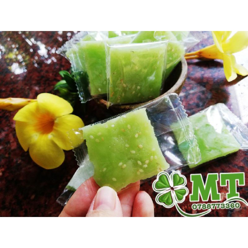 Kẹo bánh dừa dẻo lá dứa 300g