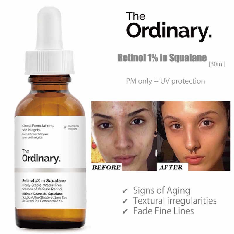 The Ordinary Tinh chất - Retinol 1% Serum chống lão hóa da giảm nếp nhăn 30ml - ChíNh ThứC