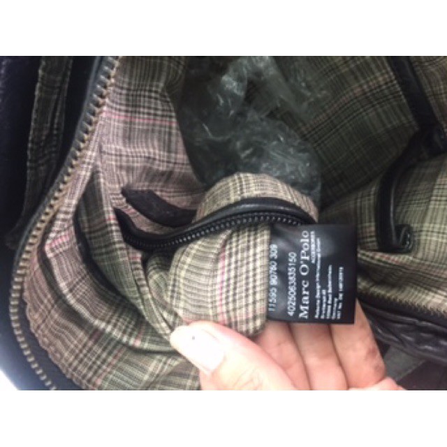 Túi đeo chéo vừa a4 da voi hiệu polo sản xuất tại Đức da thơm ngát