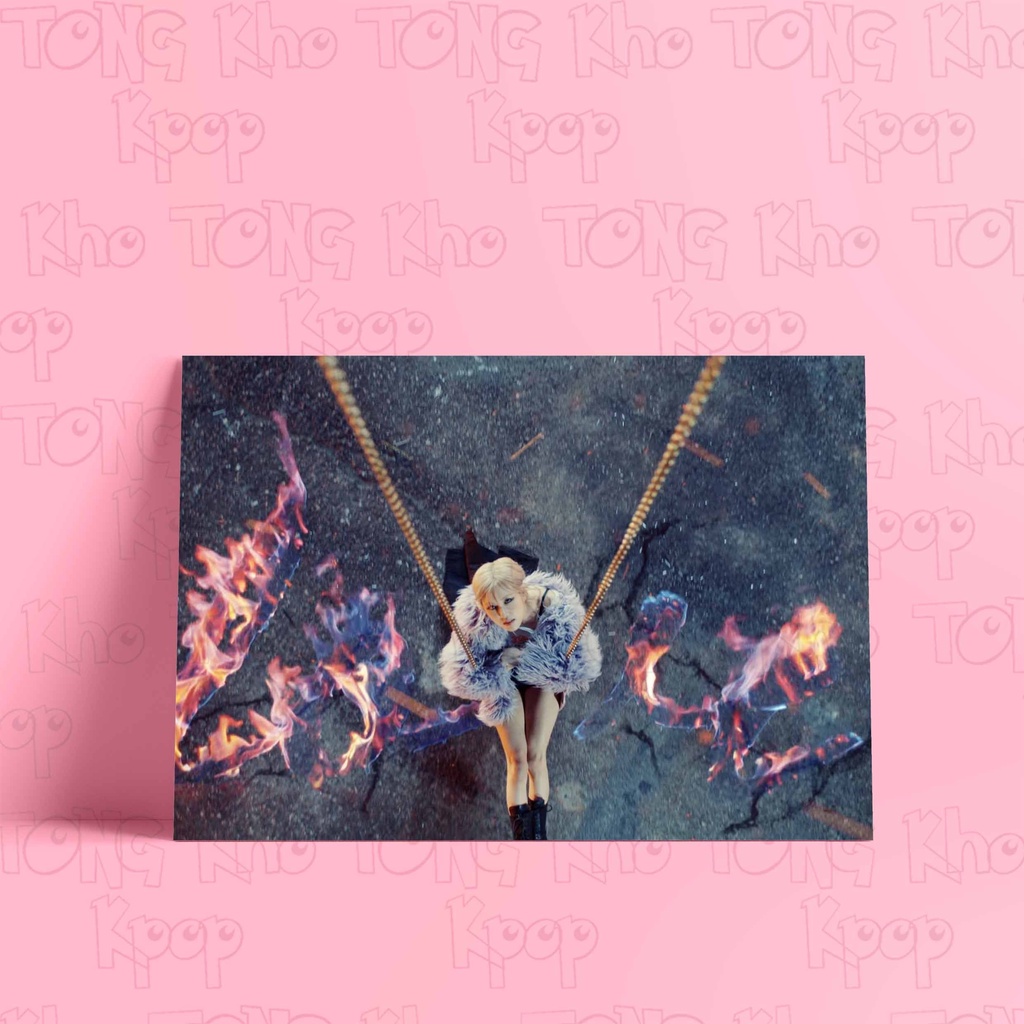Tấm Poster cao cấp giấy 260gsm in hình ROSÉ  SINGLE ALBUM ảnh đẹp idol Kpop