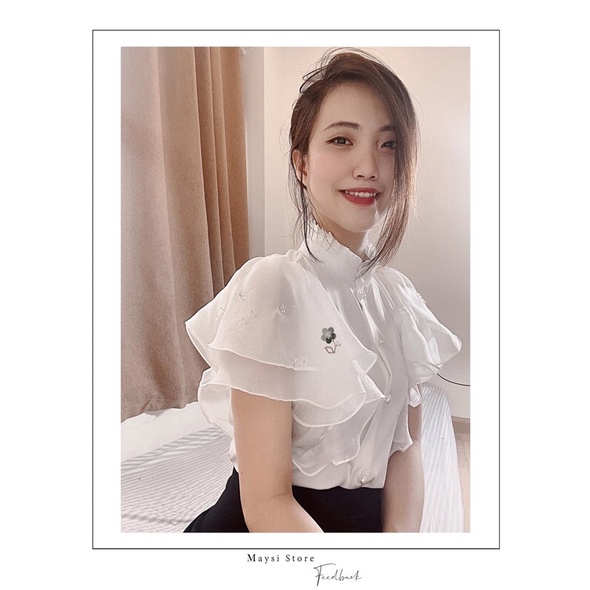 Áo sơ mi công sở maysi store size s