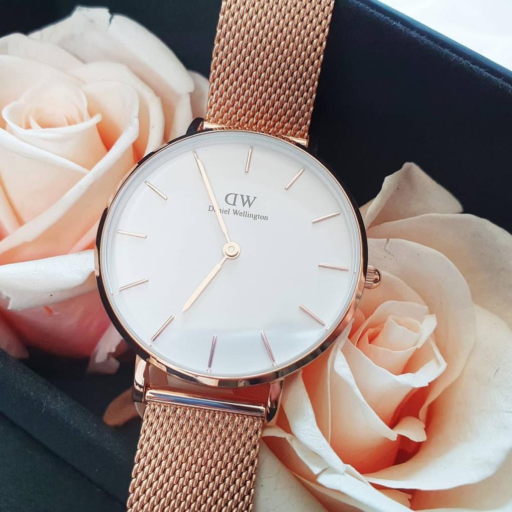 Đồng hồ nữ Daniel Wellington Classic Petite Melrose DW Chính Hãng - DW0010021